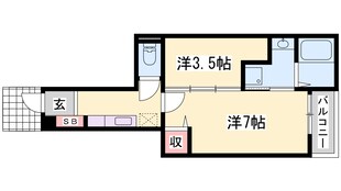 エスペランサⅢの物件間取画像